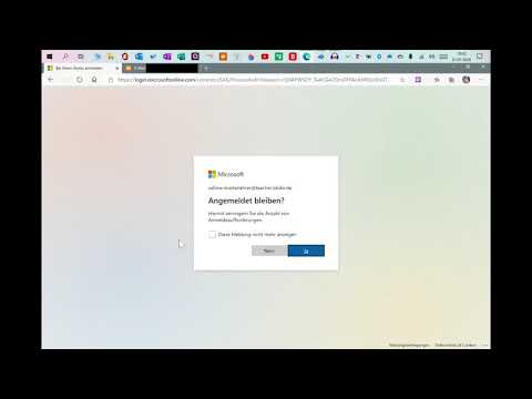 Erster Login bei Microsoft 365 und Download der Desktop-App "Teams"