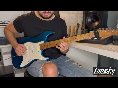 Lepsky Model S Blue Sparkle Demo