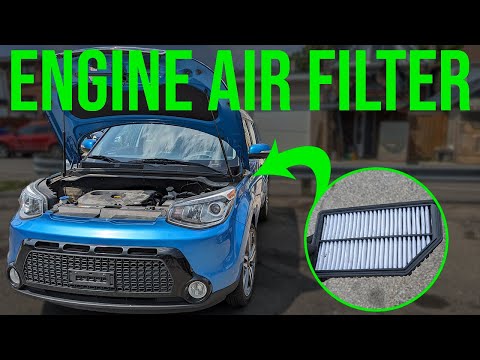 How to Replace Engine Air Filter - Kia Soul (2014-2019)