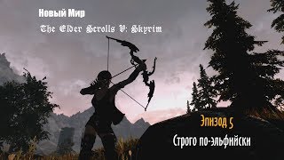 Новый мир. TES V: Skyrim: Обзор модов. Эпизод 5: Строго по-эльфийски.