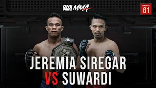 Download lagu [Partai Utama Terbaru] Jeremia Siregar Vs Suwardi | Full Fight One Pride MMA FN 61 mp3