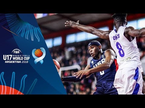 Dominican Republic vs USA - Full Game Highlights - Round of 16 - FIBA U17 Basketball World Cup 2018