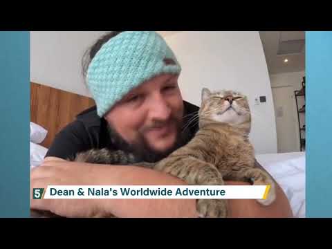5 News catches up with Dean and his cat Nala | 5 News
