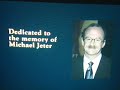 Dedicated To The Memory Of Michael Jeter