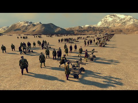 120 Scorpions vs 12.000 soldiers - Total War ATTILA