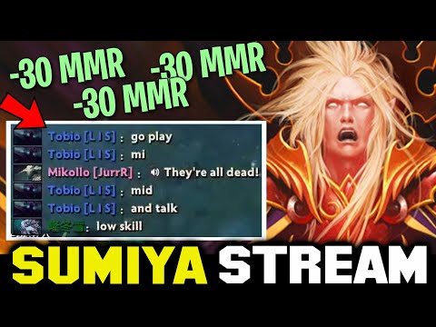 He lost 3 Games in a row after met Sumiya | Sumiya Invoker Stream Moment #3100