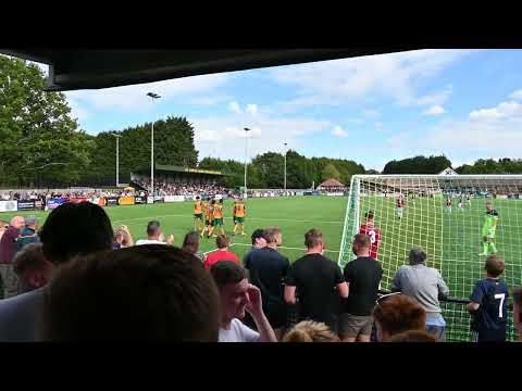 Horsham Vs Bognor Regis Town FC Monday 29th August 2022 , 1st goal