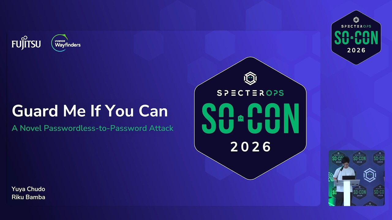Guard me if you can: A Novel Passwordless-to-Password attack | SO-CON 26