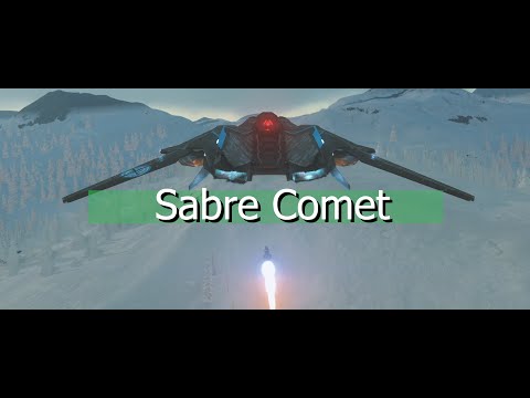 The Sabre comet - Star Citizen - middle fighter Dogfighting  | 21:9  - 1440p