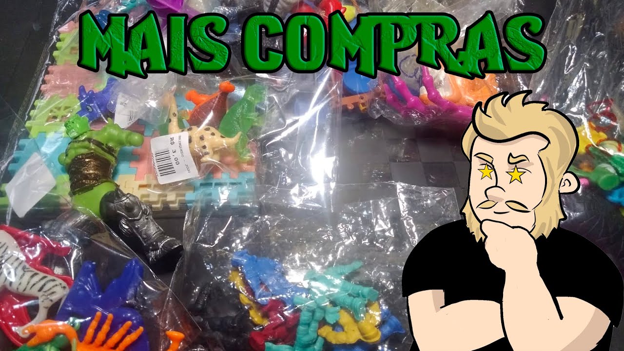 Brinquedos que comprei para transformar em miniaturas de RPG!