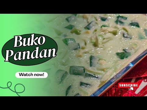 Buko Pandan Recipe ll Gulaman Dessert Recipe ll Filipino Dessert