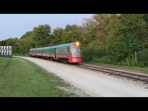 North Shore Electroliner test run - Illinois Railway Museum, 8-29-2021