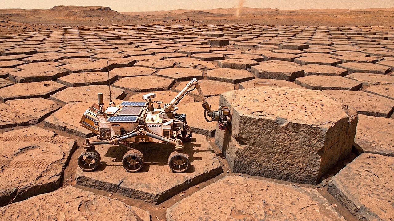 NASA Mars Rover Just Discovered a Field of Strange Polygons