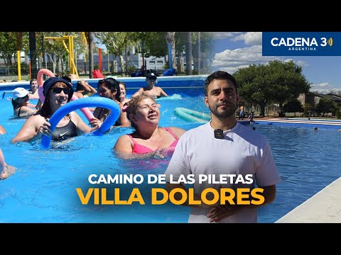 Pileta municipal del Teatro Griego: un clásico del verano en Villa Dolores | Camino de las Piletas