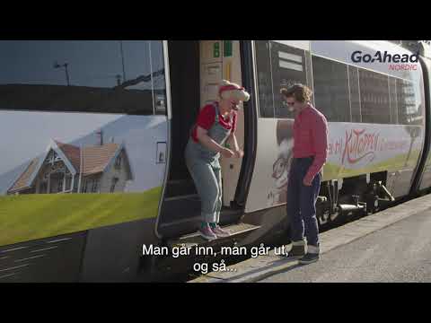 Klara tester KuToppen-toget for første gang!