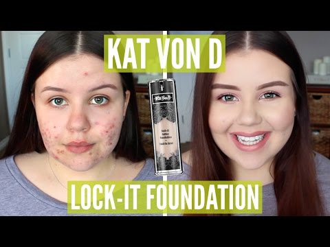 First Impressions | Kat Von D Lock-It Foundation (Oily/Acne) Video