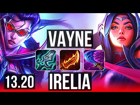 VAYNE vs IRELIA (TOP) | Quadra, 1.6M mastery, 300+ games, Dominating | BR Master | 13.20