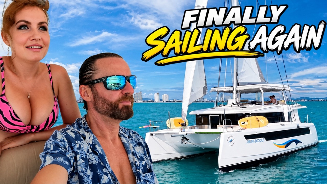 FINALLY SAILING AGAIN! We Made It to Thailand’s Full Moon Party Island