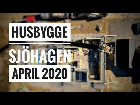 I recorded a house beeing built at Sjöhagen in Fagersta april 2020