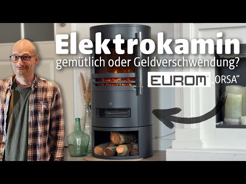 Test | Eurom electric fireplace » Orsa « 2000 W, with thermostat, 2 heating levels
