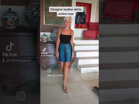 leather skirt #callmeagypsy