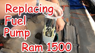 Replacing The Fuel Pump for a 10-12 Ram 1500!!!