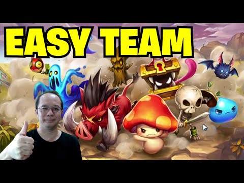 Summoners War - ONE EASY TEAM for FIRE and WATER MONSTER WAVE in MONSTER SUBJUGATION