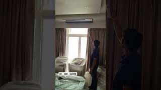 1 Way Cassette Ac Installation #daikin #hitachi #mitsubishi #panasonic #lg #reels #voltas #toshiba