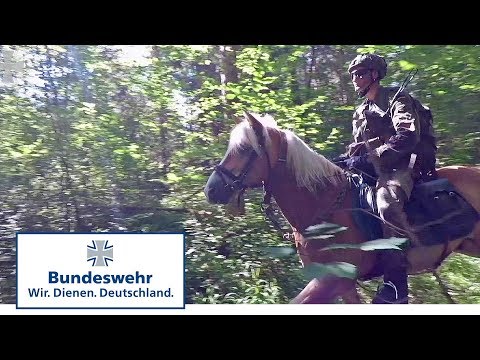 Taktische Ausbildung beim Reitzug der Bundeswehr