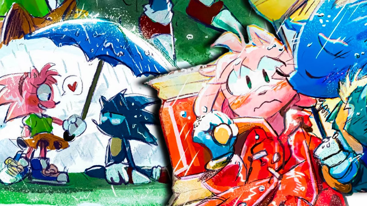 Love In The Rain by LapisTheWolf | Art by _rat_riot