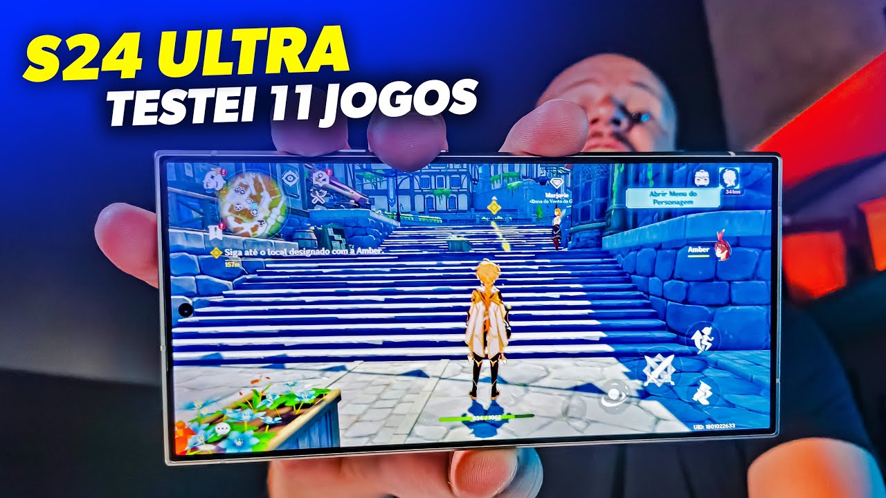 SAMSUNG GALAXY S24 ULTRA - TESTE EM JOGOS / Gaming Test Vai Rodar