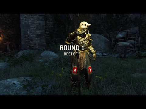For Honor 3rd time using warden.