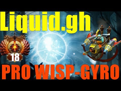 Liquid.gh Pro Wisp-Gyro Gameplay | Dota 2 Immortal Rank