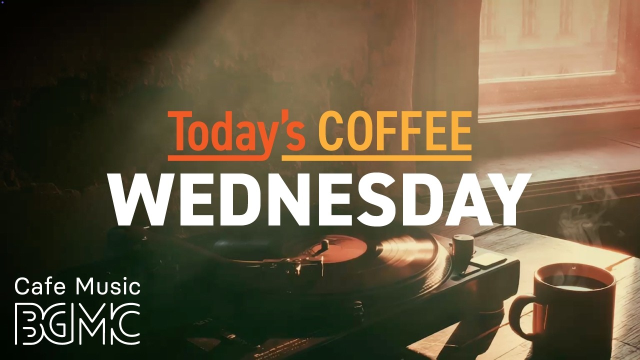 Today's COFFEE WEDNESDAY: August Sunlit Cafe Jazz - Relaxing Bossa Nova for Focus