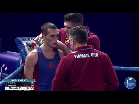 MALANGA GIANLUIGI  VS ARECCHIA VINCENZO 69 KG   FINALE   + INTERVISTA