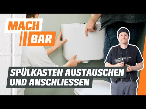 Replacing and connecting the cistern | OBI