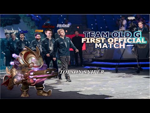 OLD G FIRST OFFICIAL MATCH against UNITY Esports!!