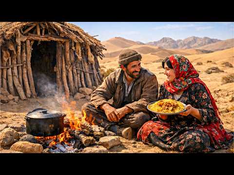 How Iranian Nomads Build Shelters and Cook in the Desert