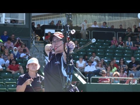 USA v Russia – compound women's team gold | Ogden 2012 Archery World Cup S3