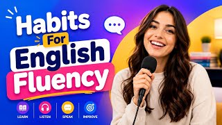 Habits For English Fluency, English Conversation Practice, English Fluent Podcast