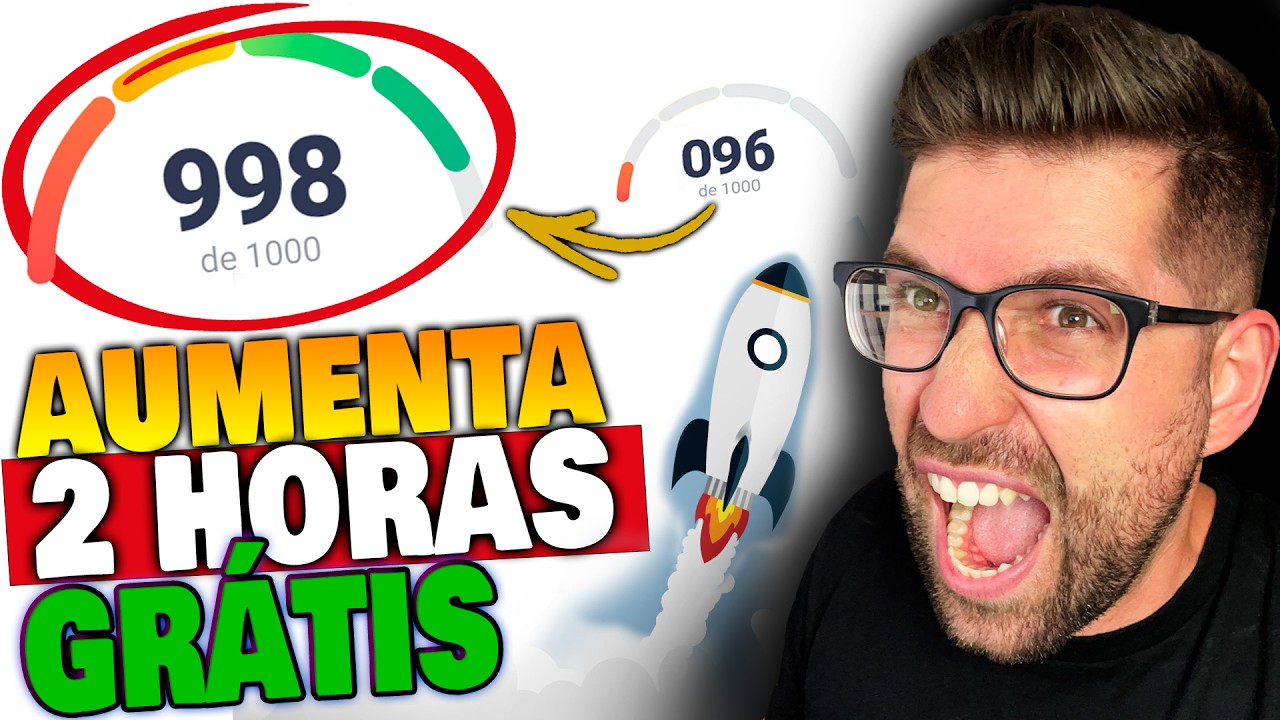 REVELADO | Como AUMENTAR o SCORE do CPF muito RÁPIDO DE GRÁTIS