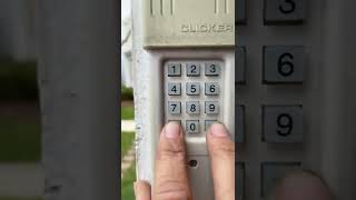 How to program Click keyless pad to a Liftmaster (yellow button) garage opener
