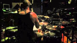 Ryan Van Poederooyen Drumcam (Devin Townsend Project) DTP/Z2 Studio Footage 2014