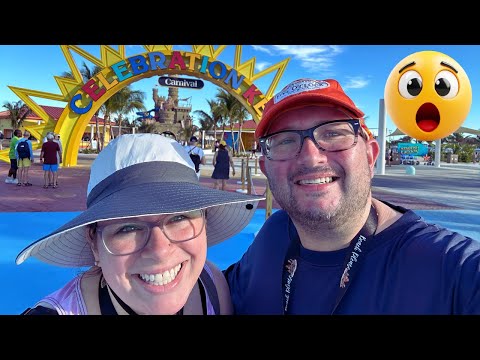 Thumbnail for Celebration Key is NOT What We Expected | Carnival Sunrise Vlog Day 4