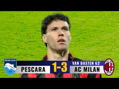 Marco Van Basten Masterclass vs Pescara 1988/89 Serie A | Ballon D'Or Level
