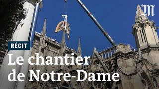 Au cœur du chantier de Notre-Dame de Paris ravagée par l&#39;incendie