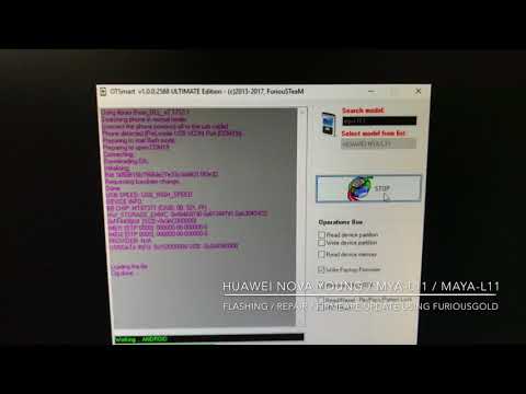 HUAWEI NOVA YOUNG / MYA-L11 / MAYA-L11 FLASHING USING FURIOUSGOLD