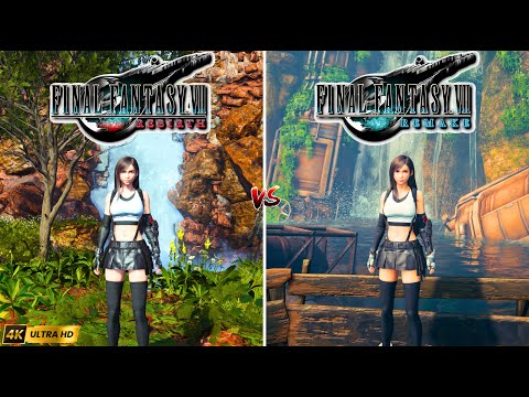 Final Fantasy VII Rebirth vs Final Fantasy VII Remake | PC | Graphics and Details Comparison