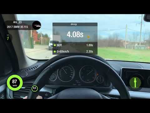 BMW X5 F15 25d Stage 1 320 hp 0 100 5.2 s