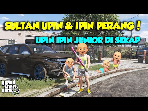 Upin Ipin JUNIOR di SEKAP Tawuran rusuh KACAU PARAH - GTA V SULTAN UPIN IPIN EPISODE SPESIAL